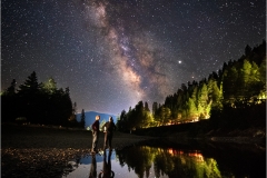 Standing under infinity...