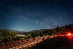 Star Trails over the Eel River Valley