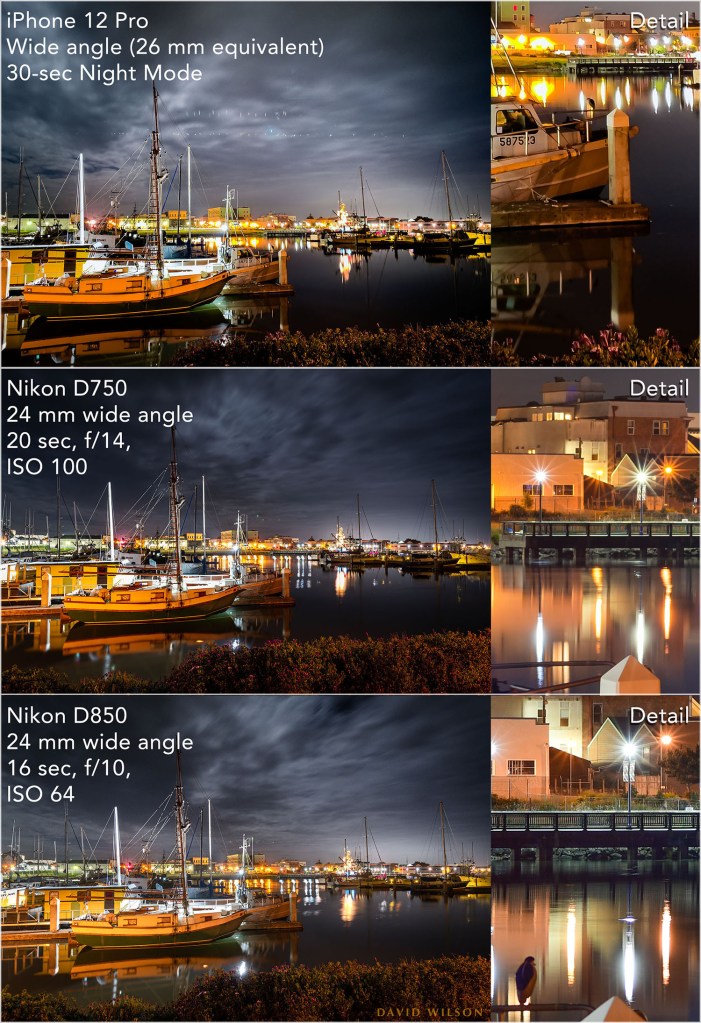 iPhone 12 Pro vs Nikon D750 & D850